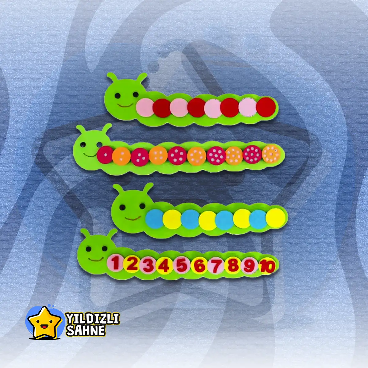 Montessori Tırtıl Oyuncağı